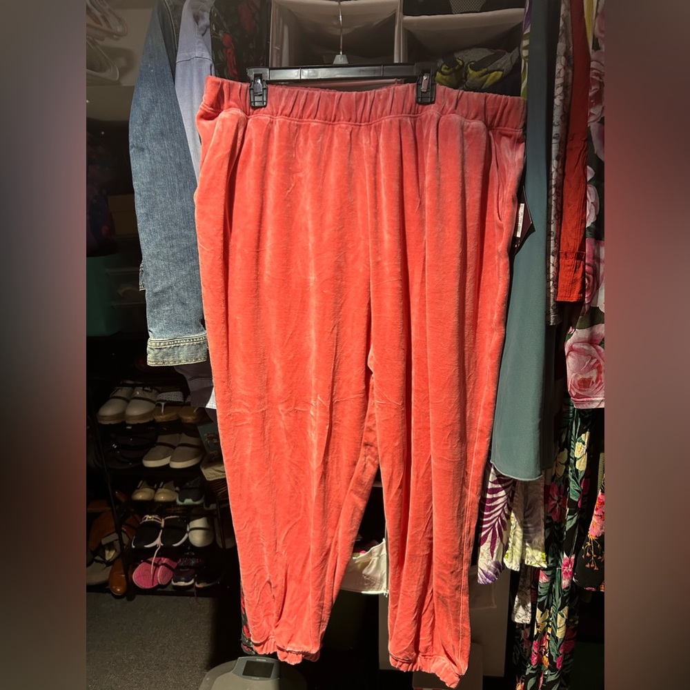 Ava & Viv Velvety Sweatpants Sz  2X NWT